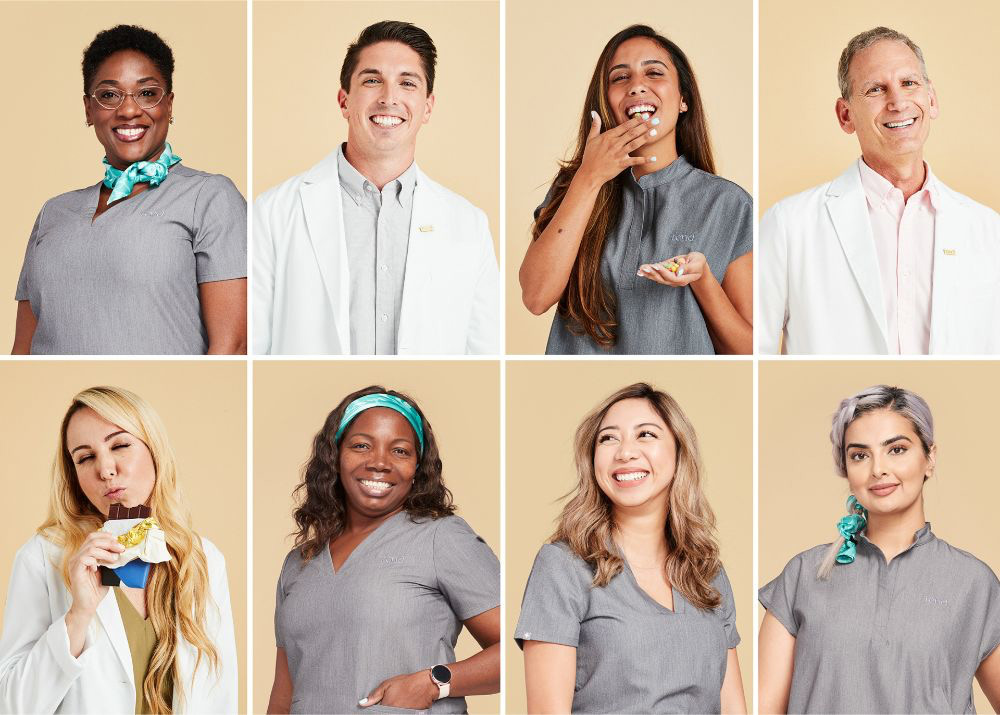 Patient receiving clear, confident dental care